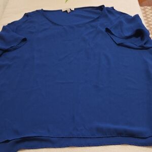 CHAUS COLD SHOULDER BLOUSE